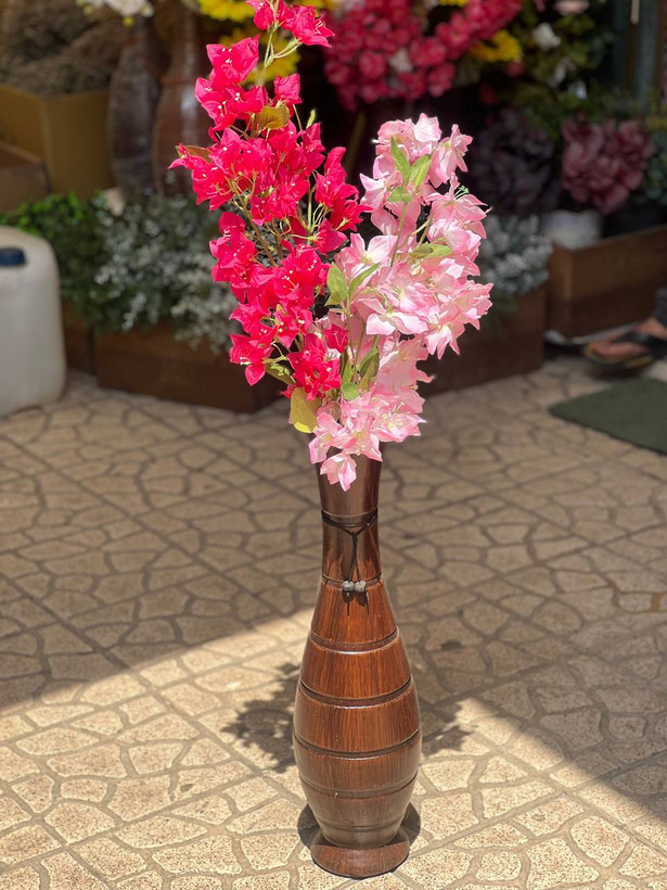گلدان سرامیکی طرح چوب ارتفاع ۶۰ سانت