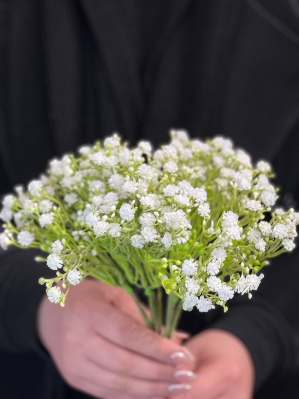 گل مصنوعی ژیپسوفیلا ( گل عروس) یک دسته ۷شاخه