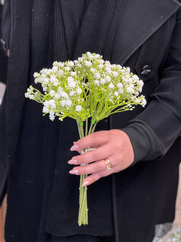 گل مصنوعی ژیپسوفیلا ( گل عروس) یک دسته ۷شاخه